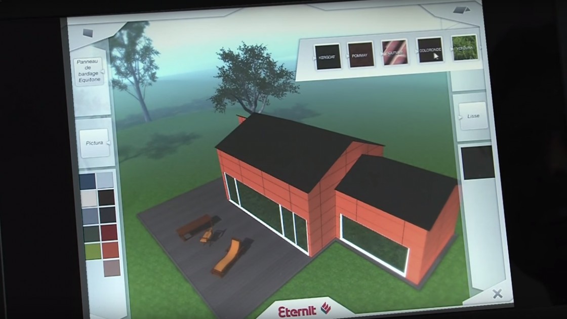 Eternit présente sa nouvelle application sur Batimat