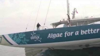 Le retour du trimaran Olmix sur La Route du Rhum en vidéo