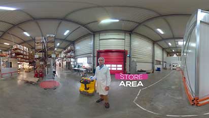 Visite d'usine VR 360 Lessonia